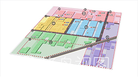 村镇室外地图—李边村格网化管理